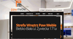 Desktop Screenshot of pawmeble.pl